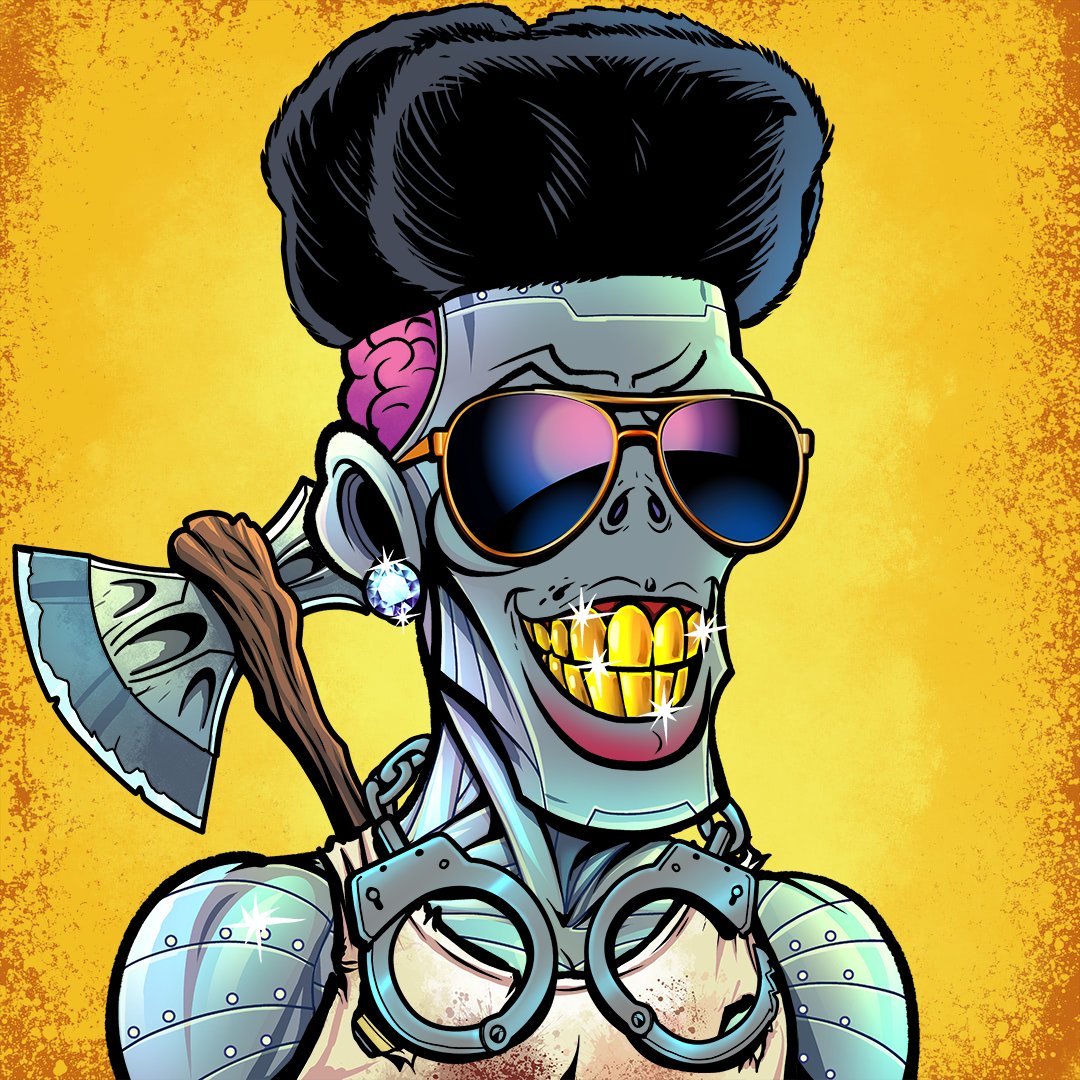 ZombieChains's tweet photo. 🚨 #Zombie #NFT Reveal Giveaway! 🚨

👀Zombie below! Drop later this month.

To enter giveaway, do all 3:
✅ Follow @ZombieChains
✅ Retweet
✅ Tag 2 people in comments

Winner will be selected in 48-72 hours and will receive a random Zombie #CNFT after the drop. #Cardano $ADA https://t.co/lTvpYiusIL