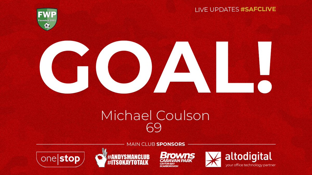 GOAL: SCARBOROUGH ATHLETIC 3-1 Witton Albion - Michael Coulson (69') <a href="/PitchingIn_/">Pitching In</a> footballwebpages.co.uk/match/2021-202…