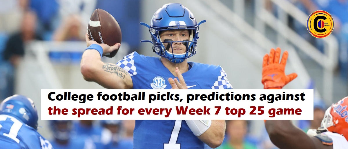 OddsCovers's tweet photo. Week 7 of the #college #football calendar includes two clashes between classified teams - https://t.co/RRF95lTXZh https://t.co/LeWIz6FA5h