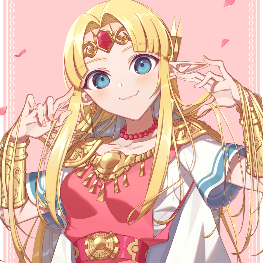 ゼルダ姫 「髪

(SSBU:Zelda ) 」|実梨🍒miriのイラスト