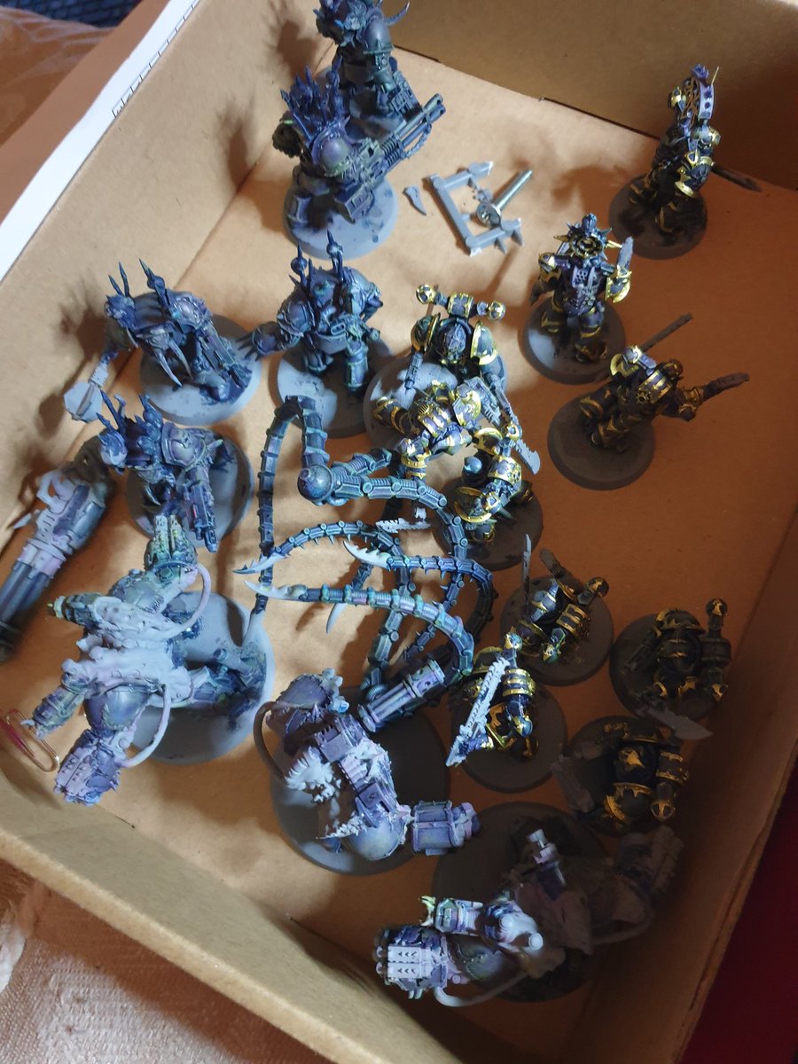 gassygoblins's tweet photo. Will I get these done (trim wise) tonight....

Probably not.

Will I try.....

Definately

#warhammer #gamesworkshop #warhammer40k #wargaming #warhammer40000 #citadel #bloodbowl #warmongers #minature #miniaturepainting #40k #ttrpg #dnd #dungeonsanddragons #stunty 
#hobby https://t.co/1ldbweO31C