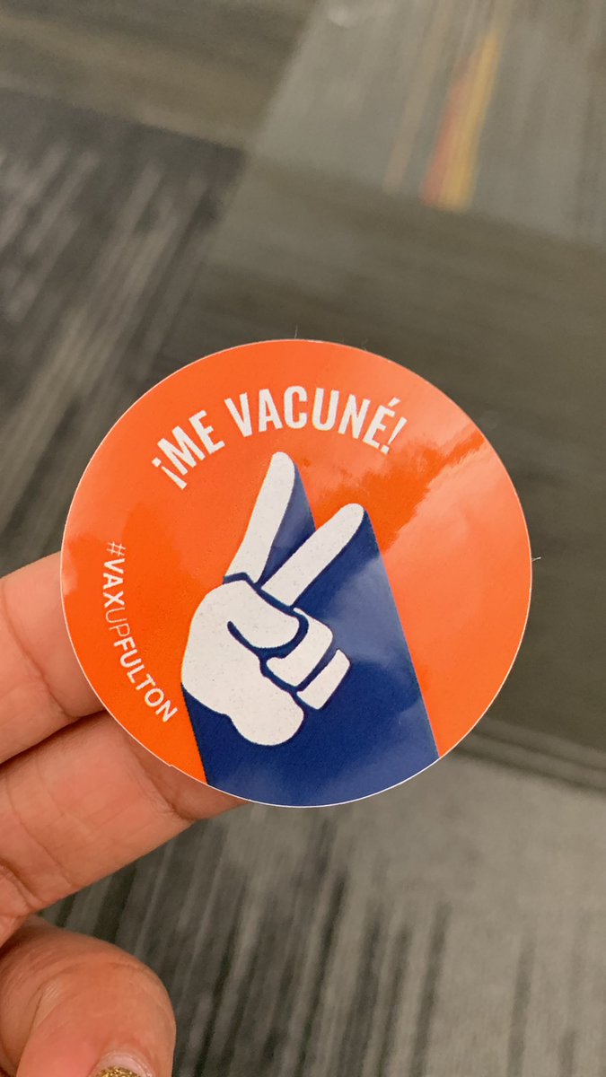 dr_otway's tweet photo. Today is all about self-care! Mental &amp; physical. Got my Booster Shot! #vaxupfulton #fcboh #mevacune #pfizer https://t.co/JQ1vkahTdp