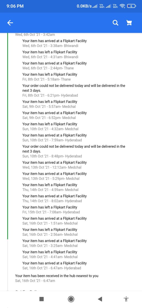 sravankumarkls's tweet photo. @Flipkart @flipkartsupport space delivery would have been so fast 🤦🏻 https://t.co/4Mnk55Ubx1