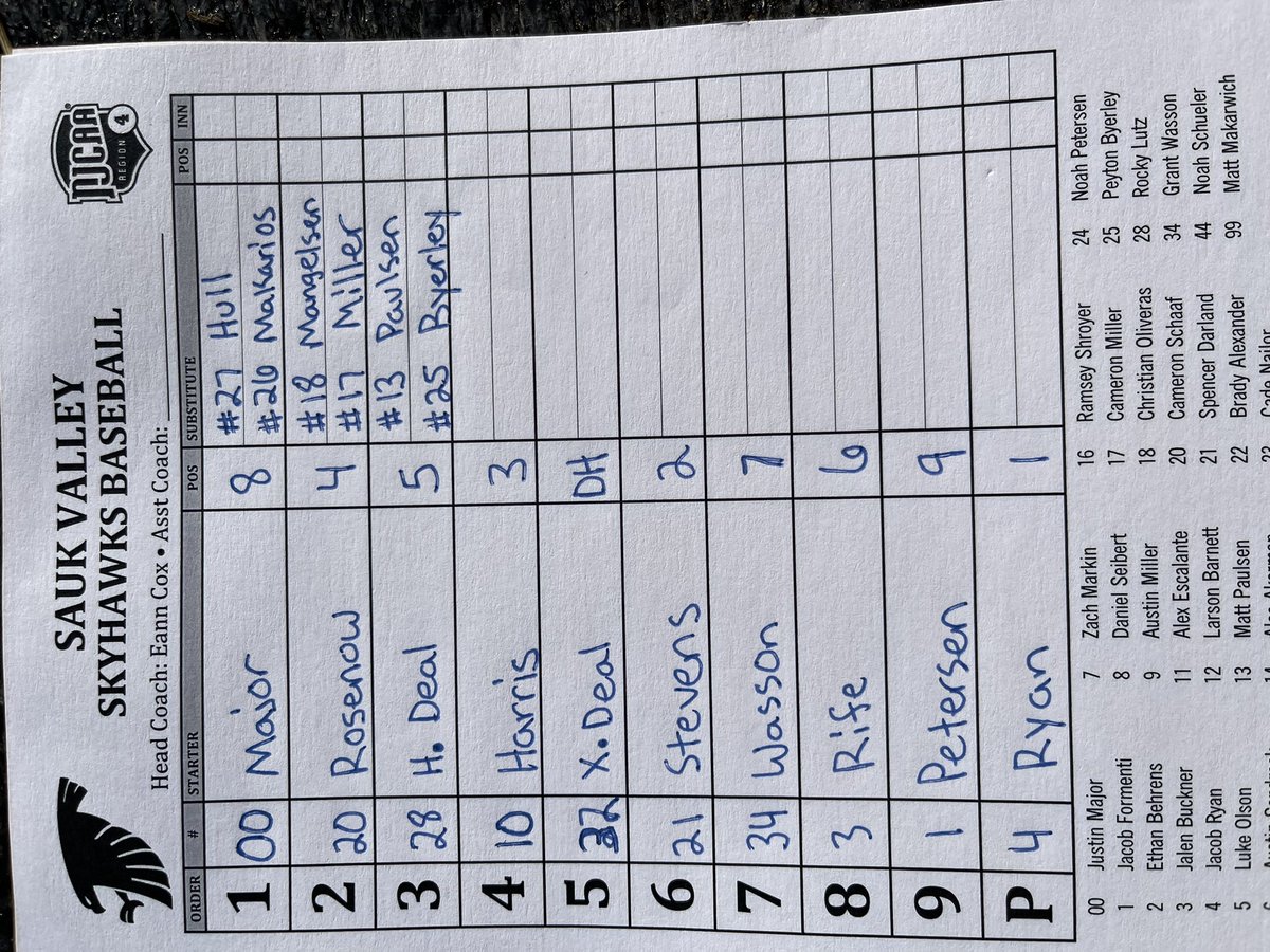 SVSBaseball21's tweet photo. Game 2 is 20 minutes out.  Away Team (Red) on left.  Home Team (Black) on right.  Black Team leads series 1-0.  Lets get after it! https://t.co/jsA4vsN4eG