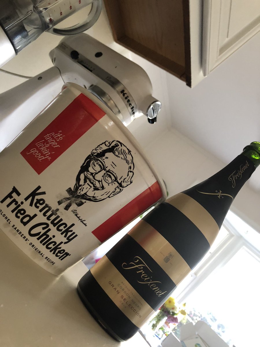 This nonsense is 100% the fault of <a href="/foofighters/">Foo Fighters</a> but Dave, you’re right.  That’s a solid pairing.  Oh and your book was pretty great, too 😉.  <a href="/kfc/">KFC</a> <a href="/freixenet/">Freixenet</a>