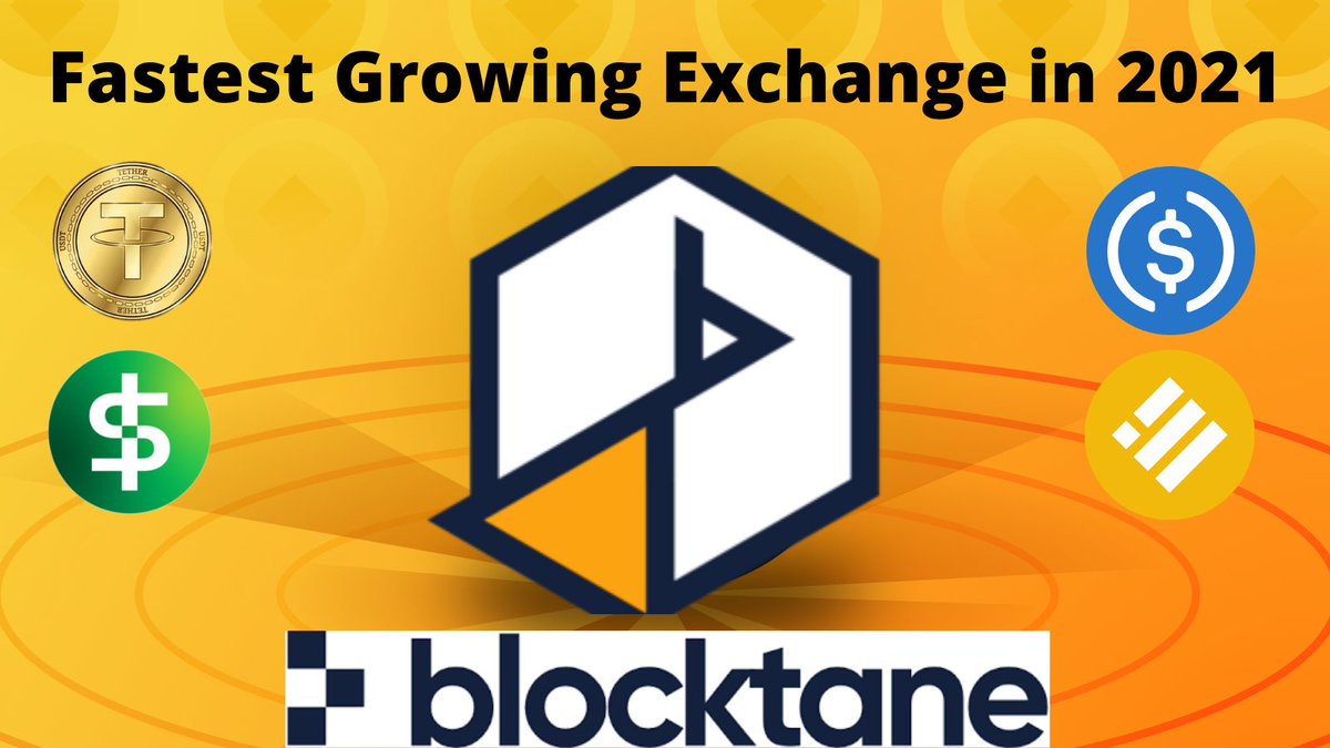 MaxwellWilde1's tweet image. 🔰💲💹Fastest Growing Exchange in 2021🚀

🌐trade.blocktane.io/trade/advanced…

#blocktane #cryptocurrency #Ethereum #bitcoin #TRADE #tranding #bkt #USDT #BUSD #pax #USDC