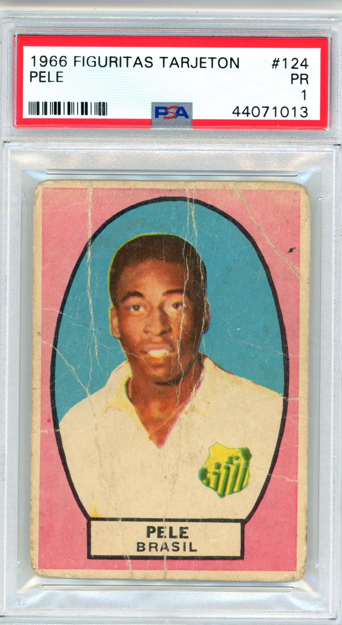 1965 Pele Sicker PSA 1 Brasil Goat,  in 2023