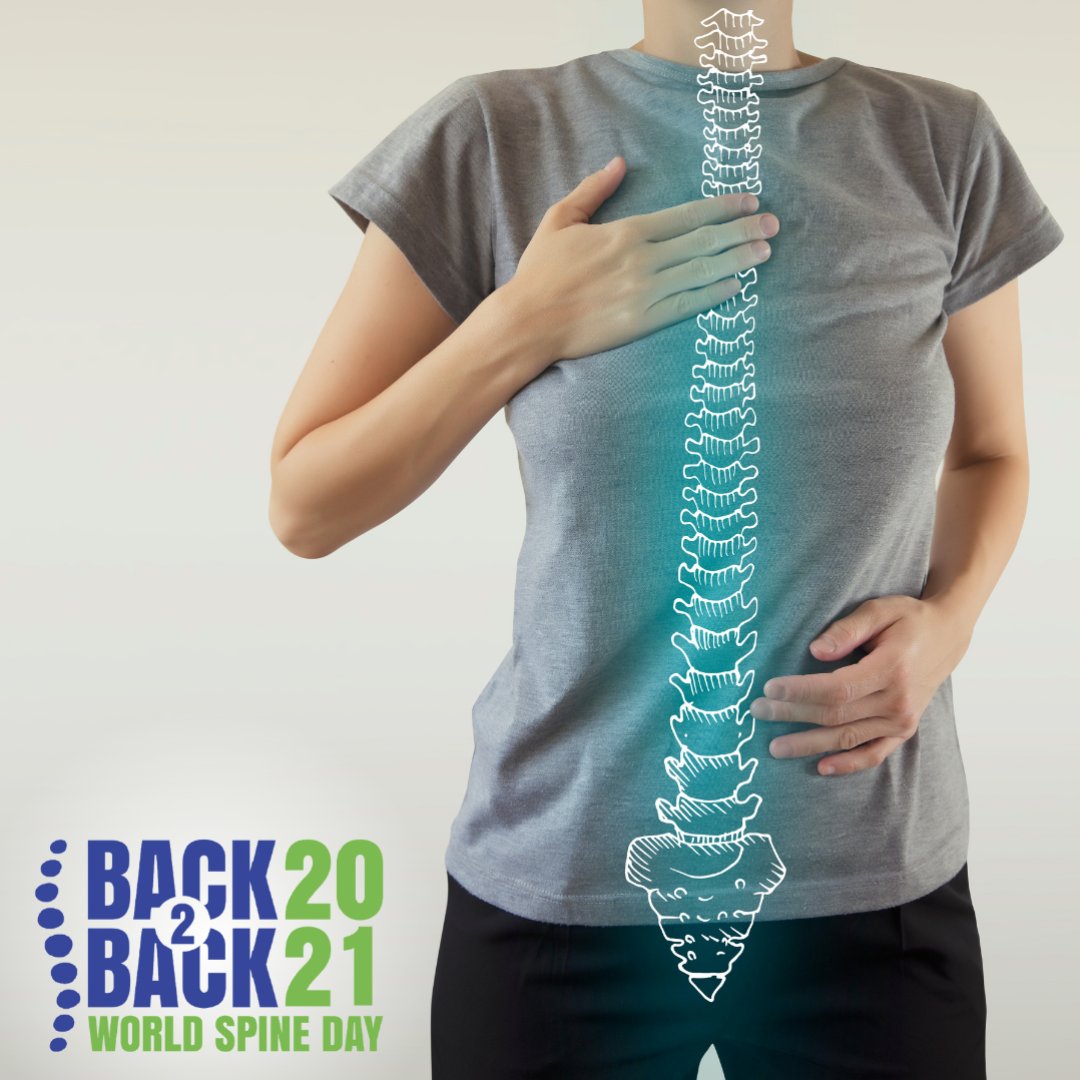 It's #WorldSpineDay! An estimated one billion people worldwide suffer from back pain, with spinal pain and disability affecting all age groups, from children to the elderly.

#Back2Back #chiropractor #spine #spinehealth #getadjusted #bekindtoyourspine #preventdisability