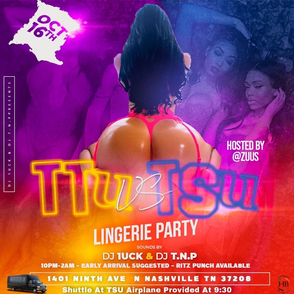 WeAreTsu26's tweet photo. TONIGHT 🤩 Ladies 5$ Discount In Lingerie ⚠️ HEAVY Security &amp; Metro Police Services Enforced ALL Night 🗣

Promoting body positivity the right way ✨ 
🚎 Shuttle Transportation Provided @9:30
Early Arrival HIGHLY Suggested‼️

Free Punch Provided ALL Night Long 🥃
#Tsu25 #Tsu24 https://t.co/ucciZHDaTo