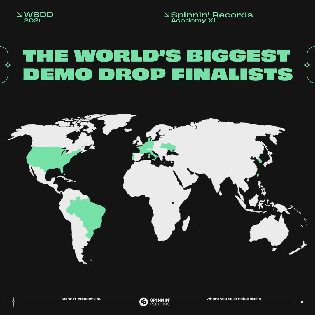 Can you spot all the countries the finalists are from? 🤔 
​
The WBDD finalists announcement is coming soon.
spinninrecords.com/academy-xl