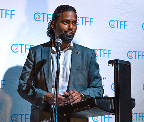 CaribbeanTales_'s tweet photo. Thank you to everyone who made it out last night for the encore screening of BECOMING A QUEEN + NO ENTRY!
π Congrat to @ChrisStrikes, who received his award for Best Feature Film at #CTFF2021 presented by special guest, Denis Herrara Jackson.
Encore-encore November 6th β¨ https://t.co/geGdTLkdRd