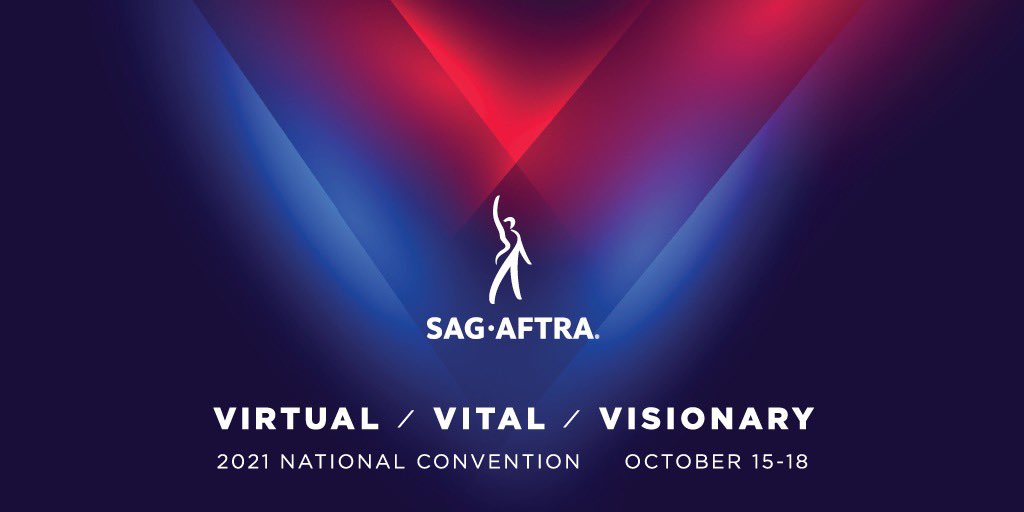 We’re kicking off the fifth biennial SAG-AFTRA National Convention! 
This year, we're virtual! #sagaftraconvention