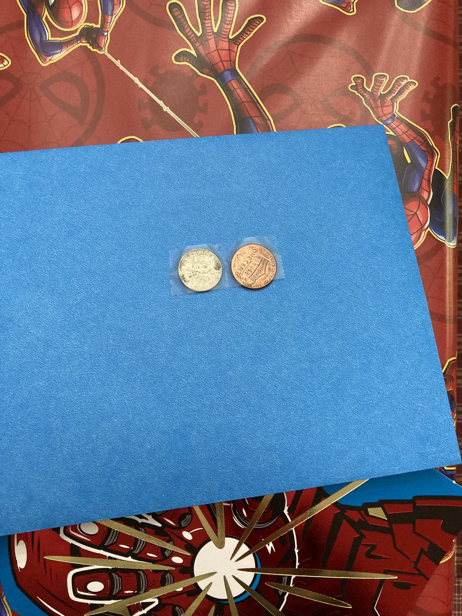 LaneyLouHoo88's tweet photo. Apparently Little E felt her friend needed 11 cents in addition to the gift #LittleE #birthdayparty #BounceU #momlife #girlmom #parenting https://t.co/sMNPiA1QbO