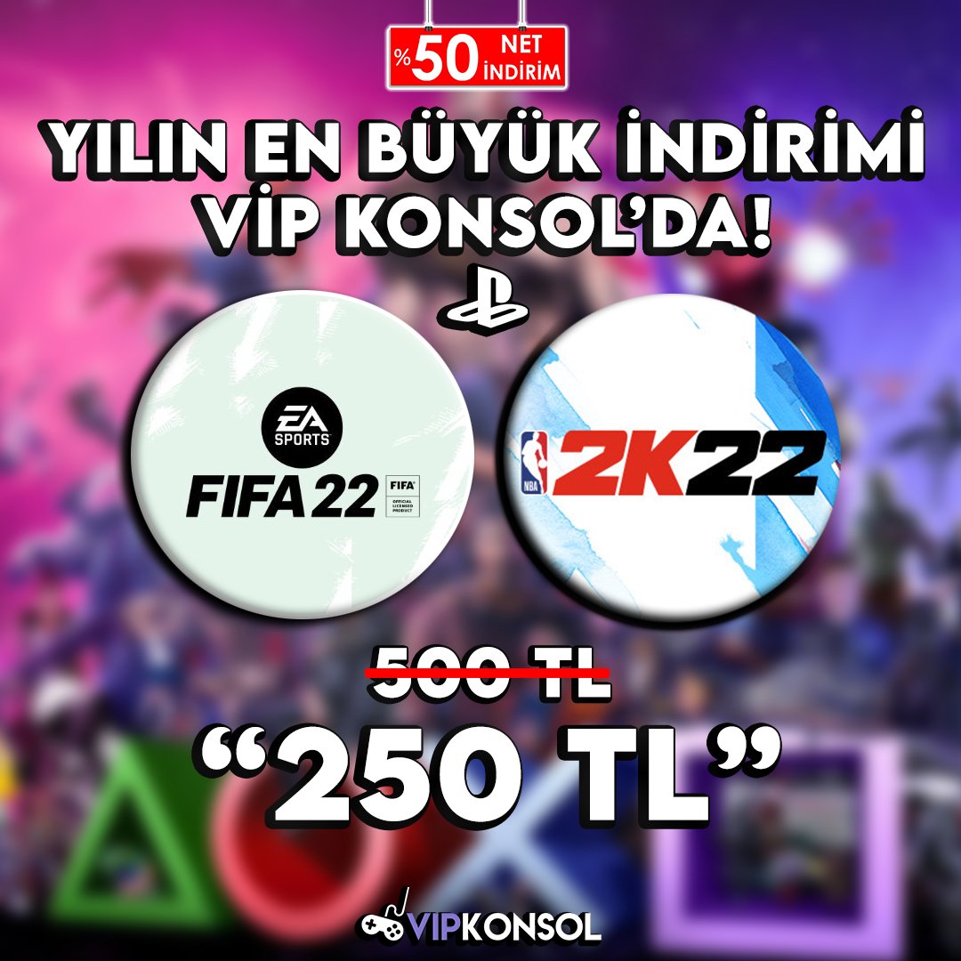 Yılın en büyük indirimiyle karşınızdayız! 😊🎮

%50 NET İNDİRİM fırsatıyla bizimle iletişime geçerek oyununuzu satın alabilirsiniz! (Stoklarla sınırlıdır.)

vipkonsol.com
instagram.com/vipkonsolcom
WP: +90 544 399 8902