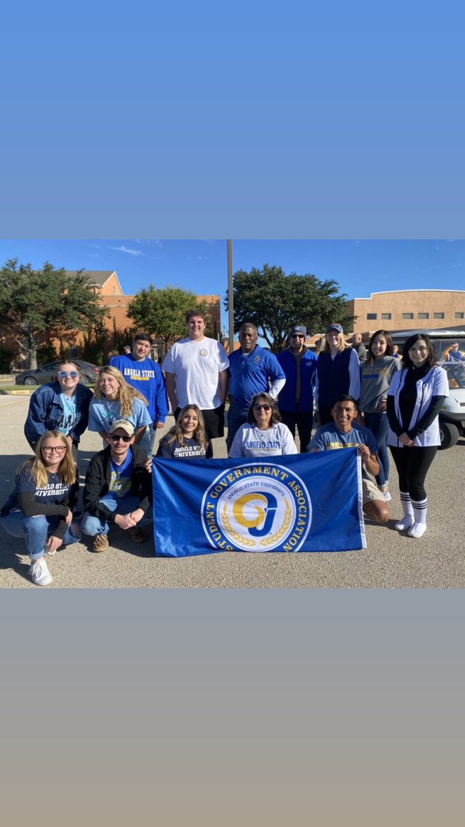 AngeloStateSGA's tweet photo. Another successful parade! Be sure to come out and support @AngeloStateUCPC at Ram Jam and @ASURamFootball as they take on UTPB! #angelostate #homecoming https://t.co/adCAnXBhUi