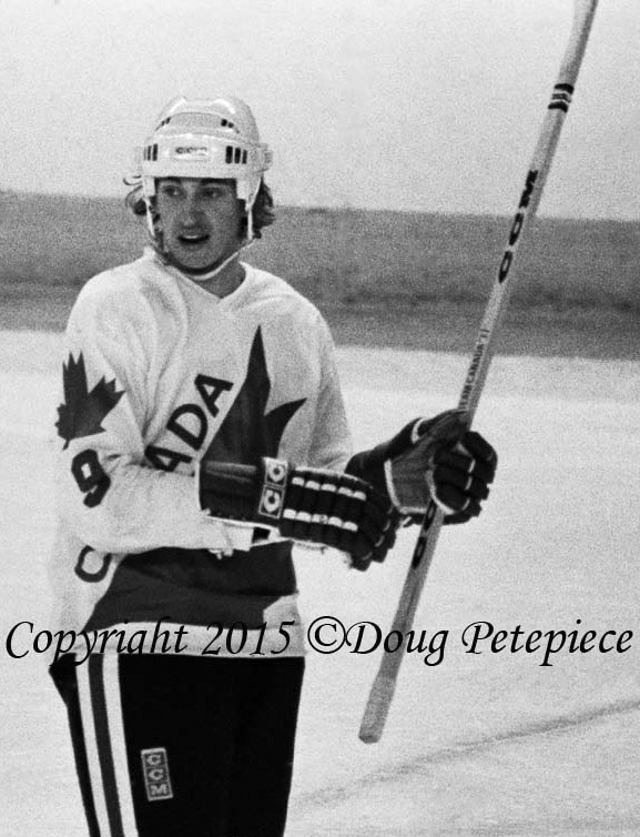 TheUnrealDougP's tweet photo. @brambuj @NHL Mr Bramburger seems like just yesterday when I Photographed 16 yr old Wayne Gretzky leading Team Canada Juniors 1978 edition at #CornwallCivicComplex https://t.co/ve7g4AzMeT