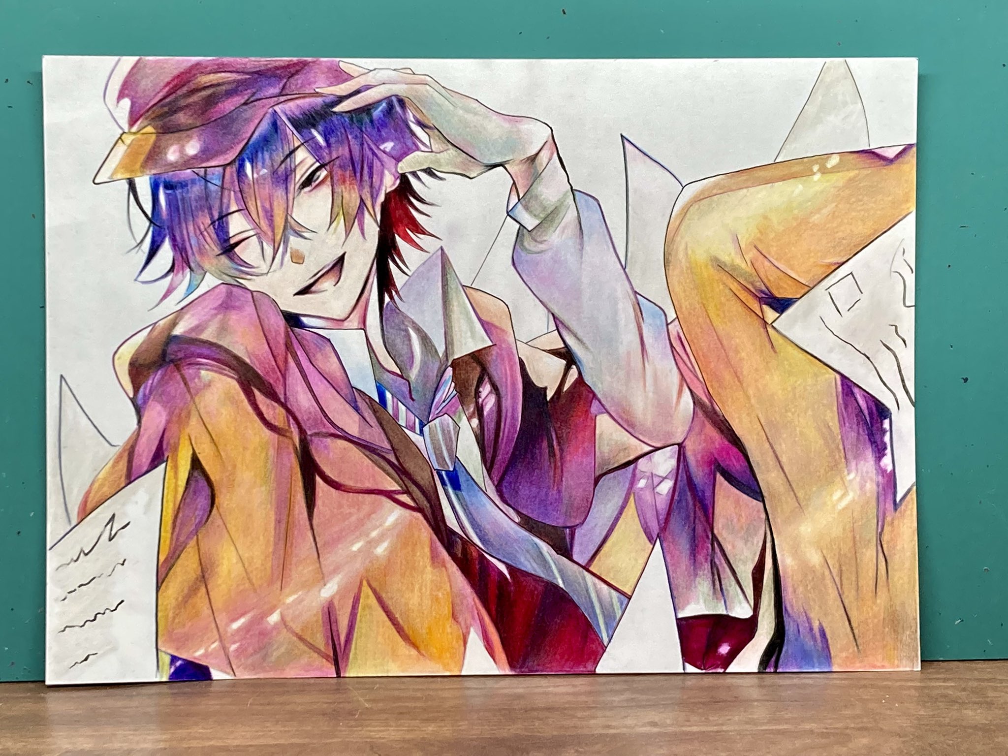 文スト　文豪ストレイドッグス　江戸川乱歩　原作絵 文豪ストレイドッグス 江戸川乱歩 原作絵 クリアポスターの通販