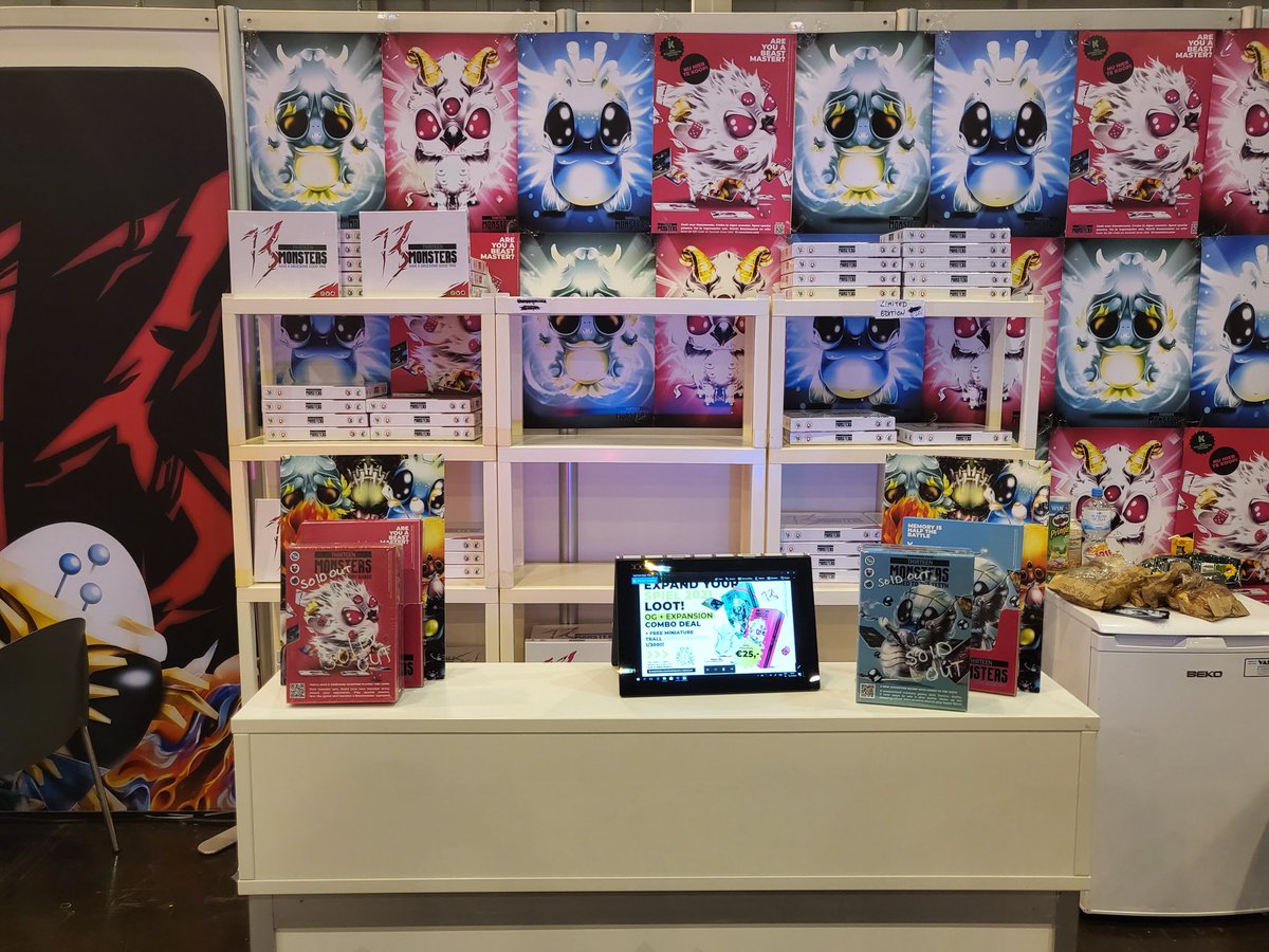 Wowie! Even the limited Deluxe edition is almost sold out at #SPIEL21! We couldn't have dreamed such a great outcome. People really love all version of our #tabletopgames and we're proud AF! ❤