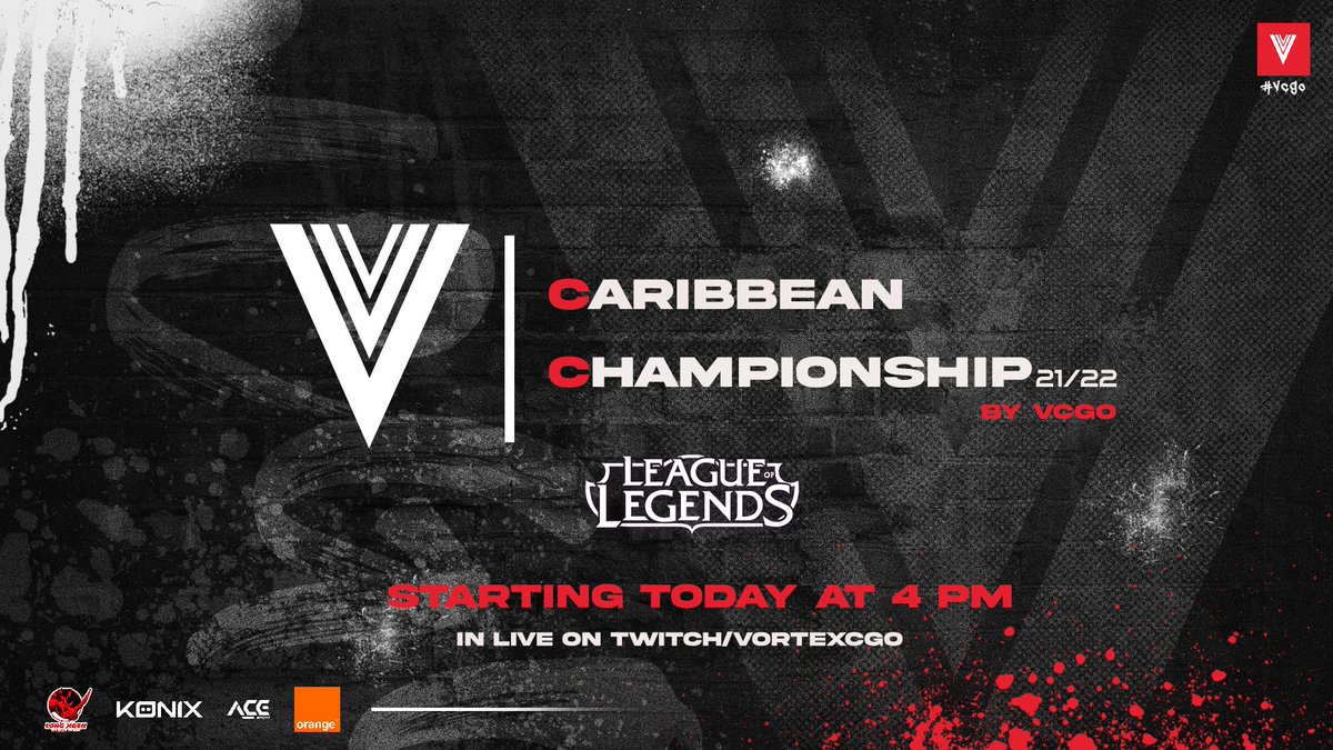 C'est aujourd'hui que débute notre championnat 21/22 #League_of_Legends. 🏆
A partir de 16h.
En live twitch.tv/vortexcgo

#VCGO

Powered by 
@Orange_Caraibe 
<a href="/KonixInteract/">Konix</a>