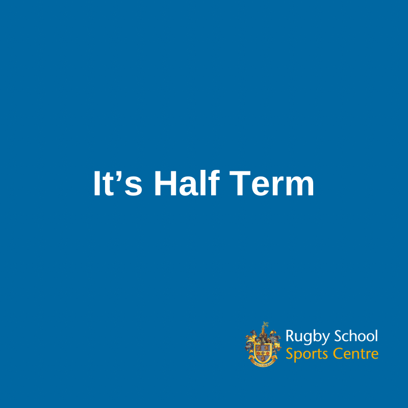 Rugby School are now on half term until 31 October 

This means we have extended opening hours for our members and customers 🥳

We’re open until 10pm weekdays, 6pm on Saturdays and 7.30pm Sundays. 

Head to our website to book online &amp; view our updated pool timetable