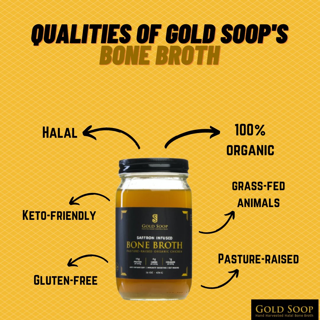 Do you need any more reasons to choose Gold Soop? Order now!
#bonebroth #bonebrothheals #BoneBrothBenefits