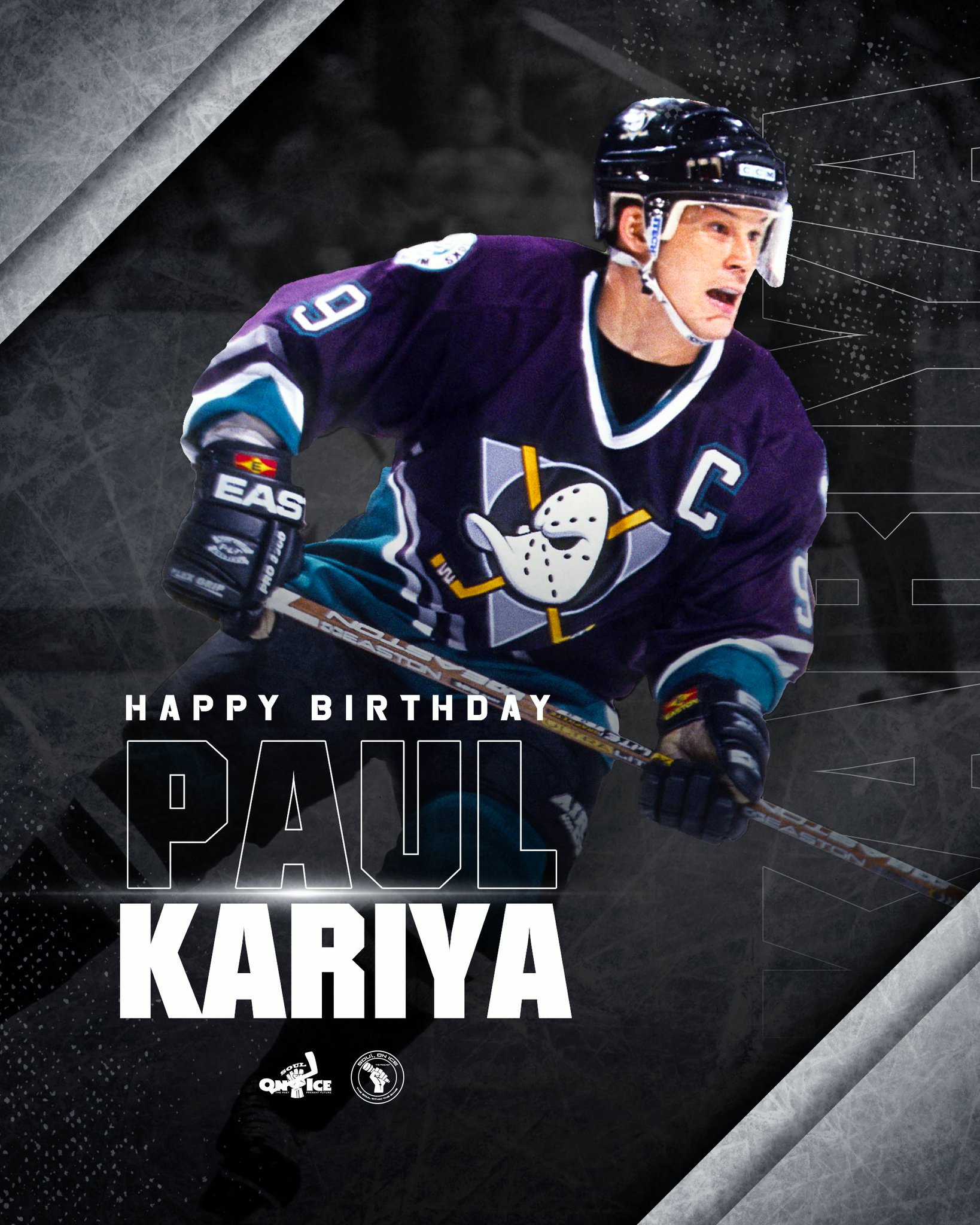 Quackin Captain. Happy Birthday, Paul Kariya! 