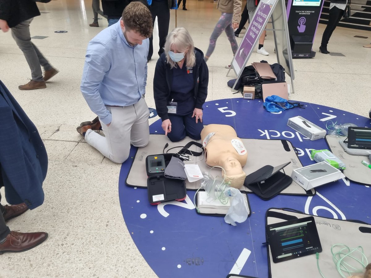 Resuscitation Training @ kingston Hospital tweet media