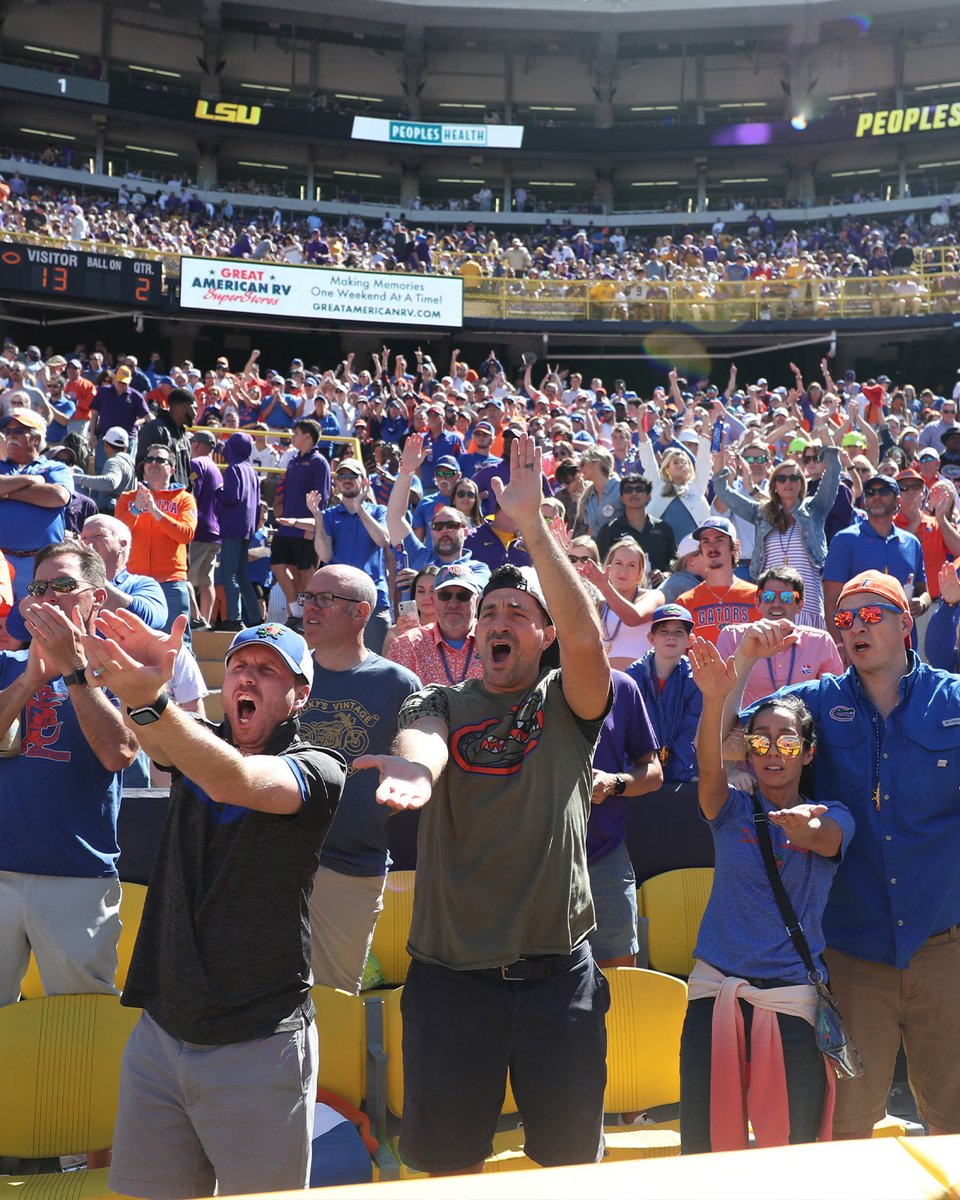 FloridaGators's tweet photo. Go crazy Gators.

#GoGators https://t.co/TQlL9H2V3g