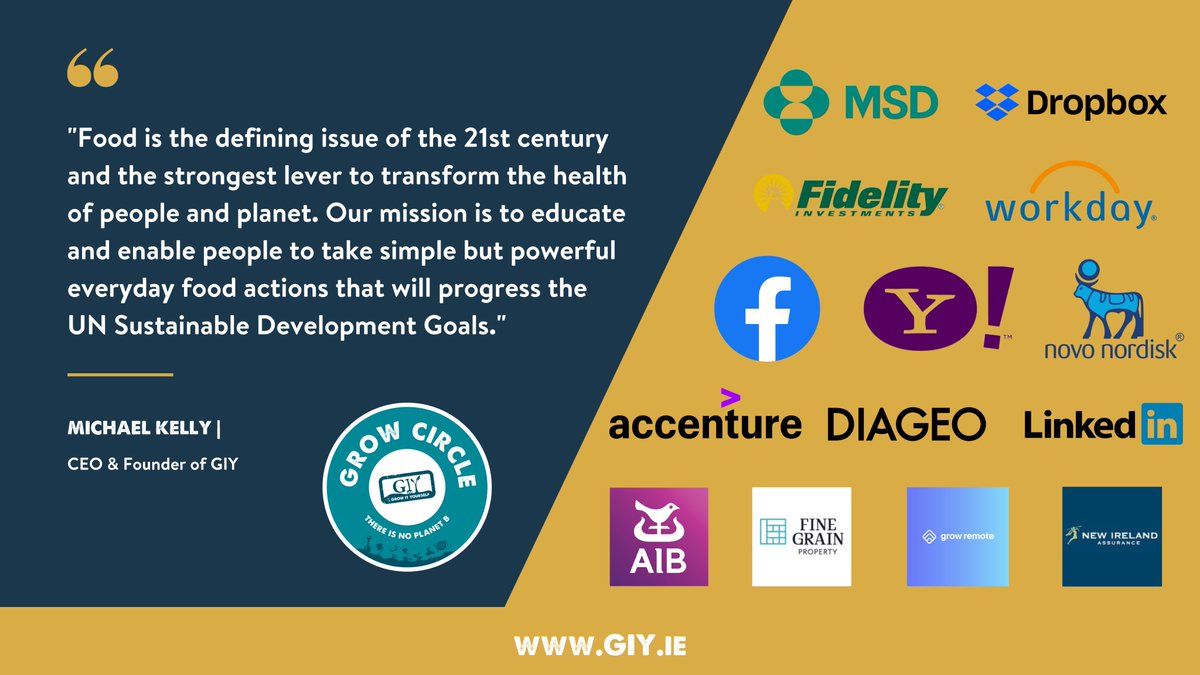 giyireland's tweet photo. Proud to partner with all of these companies as part of our GROW Circle programme. Food is the defining issue of the 21st century and the strongest lever to transform the health of people and planet. #WorldFoodDay2021 Find out more here https://t.co/eSewgPOd5c https://t.co/Pn0pdavXK9