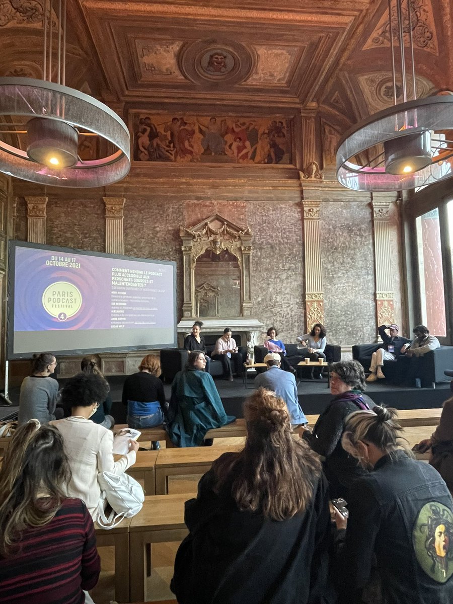 🎧🦻Comment rendre le #podcast + #accessible aux personnes sourdes et malentendantes ? C’est la question qu’on se pose actuellement au festival <a href="/PodcastParis/">Paris Podcast Festival</a>