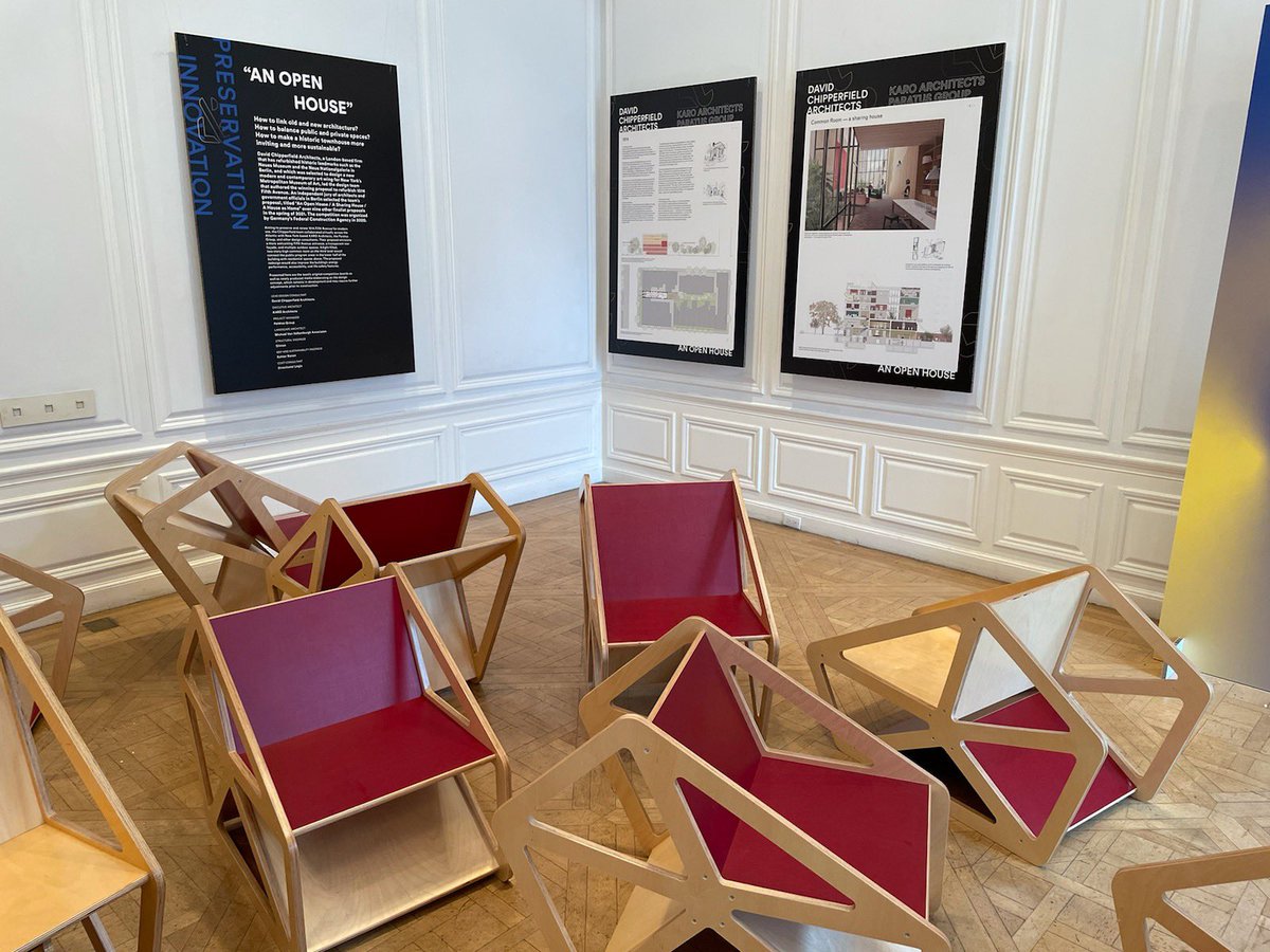 Pressbriefing at 1014 Fifth Avenue this morning with Sir David Chipperfield. Join <a href="/1014nyc/">1014 - space for ideas</a> this weekend for architecture, culture &amp; community with an exhibition, free walking tours + talks at the building and online. 1014pastandfuture.org