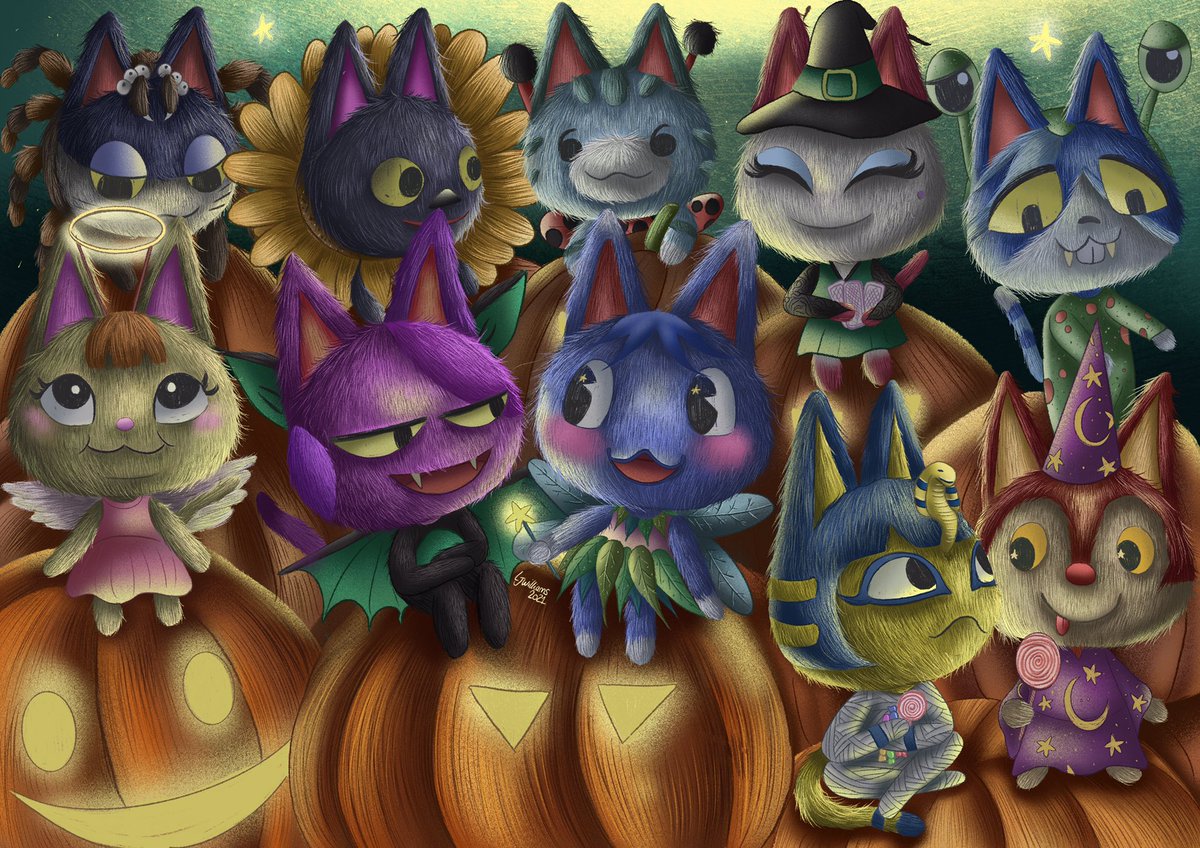 LariArtThings's tweet photo. New cat Halloween print is now up on my Etsy 🎃🐱⭐️

Link below https://t.co/SCsJcU3c0t