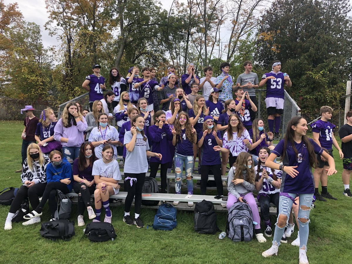 CoachMcCoy05's tweet photo. When you end spirit week with an all day kickball tournament and the students have the best day ever 💜 everyone needed that! https://t.co/wLbQSC17z1