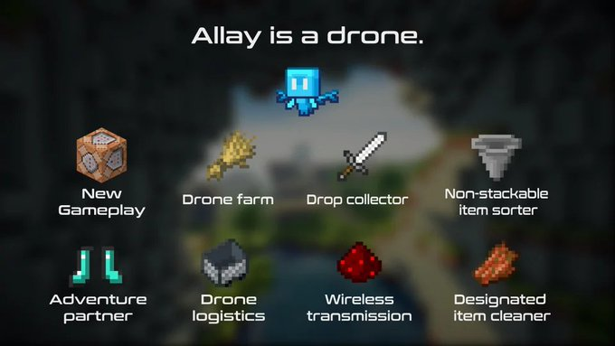 Zeuwuw's tweet photo. Allay Superiority @Minecraft #Minecraft https://t.co/JDMuef5v10