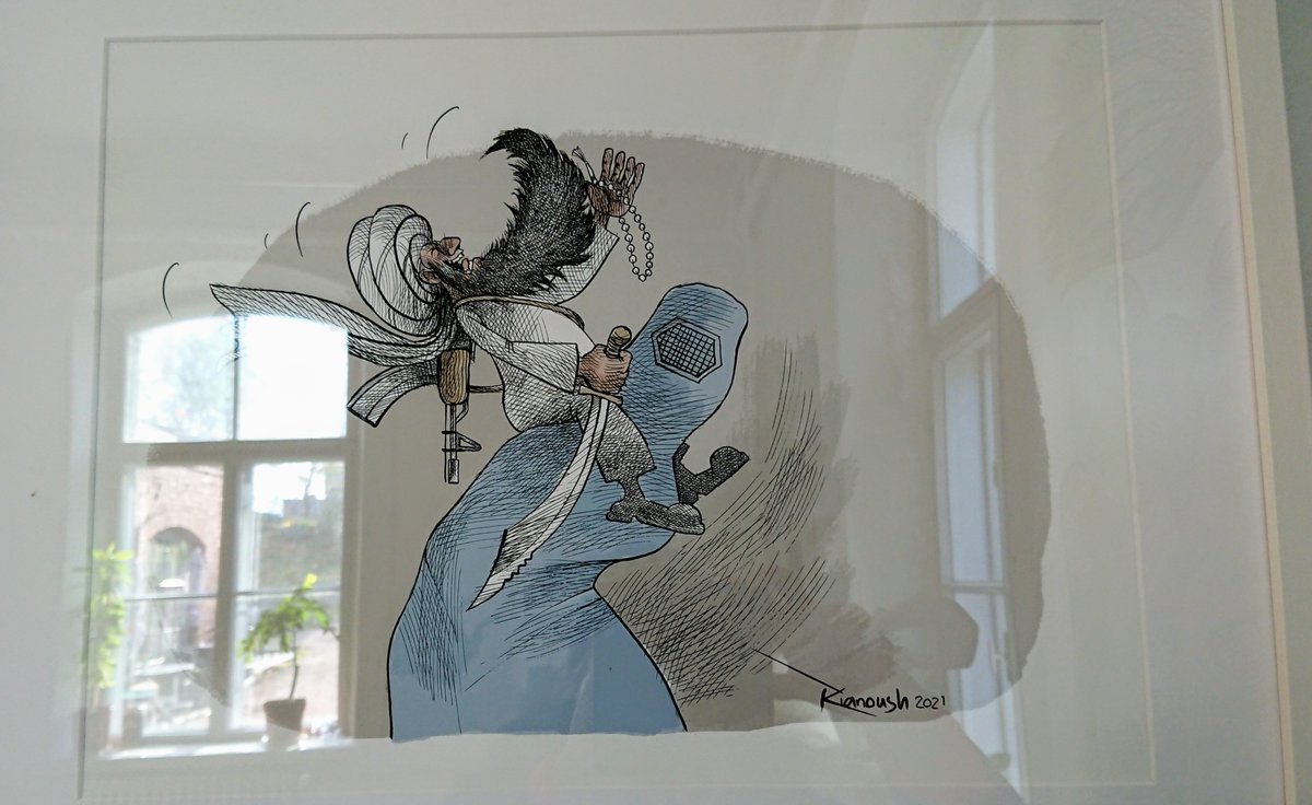 dittography's tweet image. Resistosphere exhibition by Kianoush Ramezani