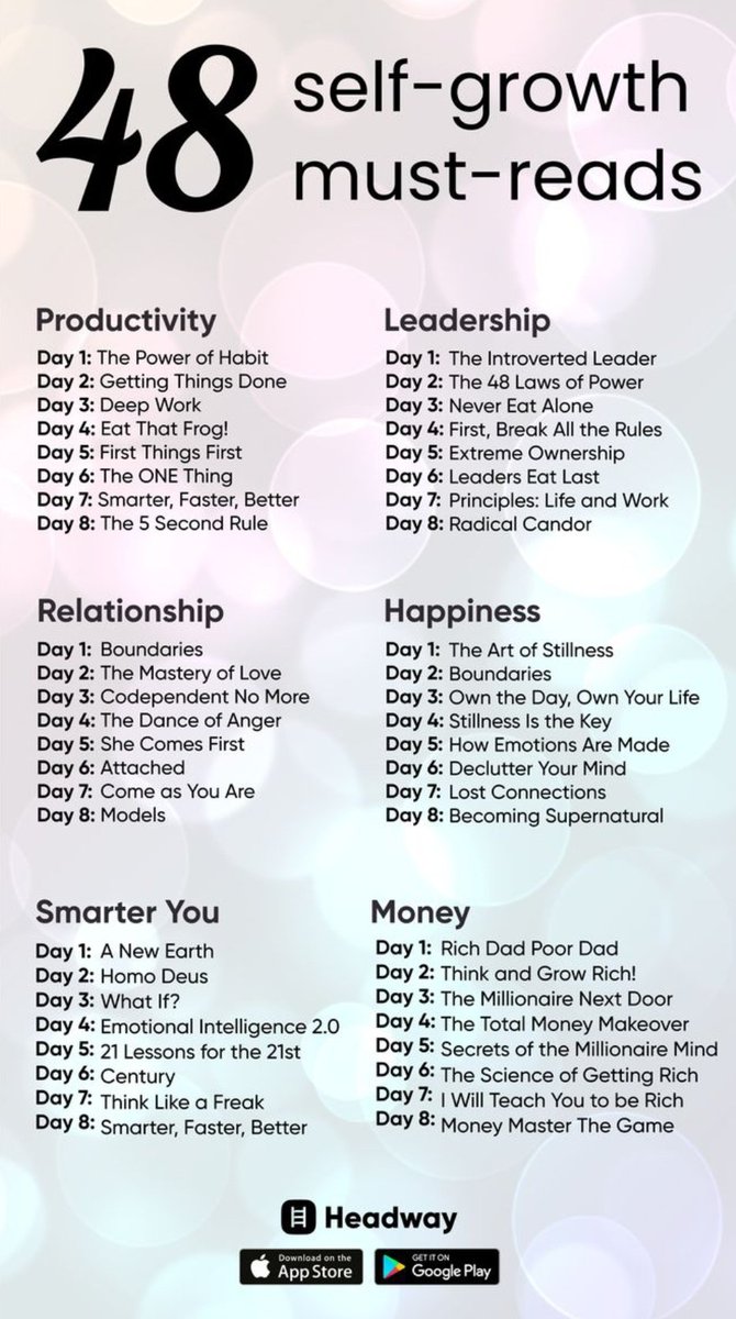 48 great book suggestions. Start reading.