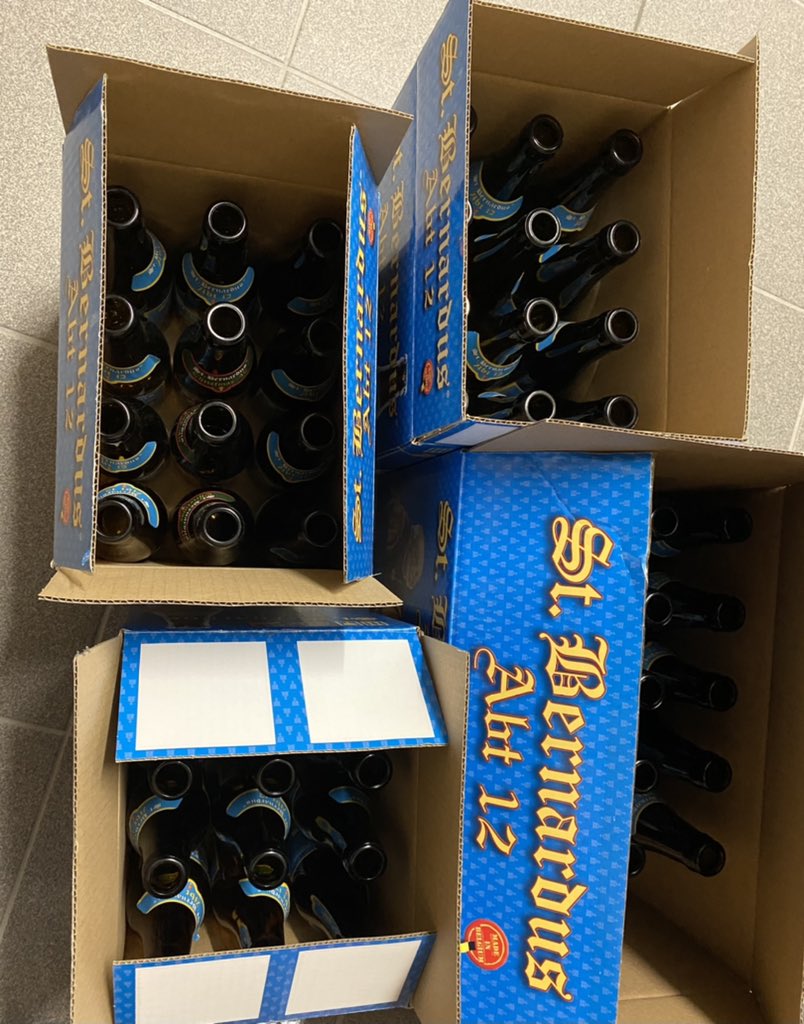 When the beer fridge is empty and you want to fill it up again but see this sad sight.