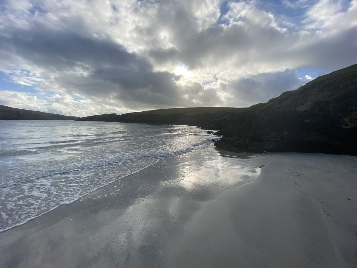 St Ninians, Shetland this afternoon, bonnie. #VisitScotland #visitshetland #beach #northlinkferries #Loganair #freshair #sand #sea #Seascape