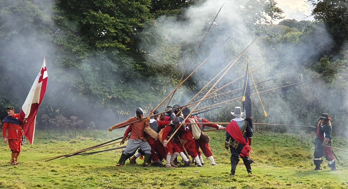 KingCharlesIRTN's tweet photo. Tremendous day seeing the English Civil War Society bringing History to life at Basing House Hampshire. Keeping the past alive.
#CharlesI #Parliament #Battle #Event #EnglishCivilWar #History #BritishCivilWars #EnglishCivilWarSociety #Reenactment #BasingHouse #Basingstoke https://t.co/0EB1IdhKXR