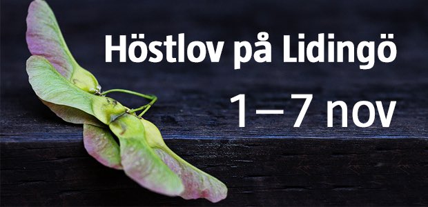 Lidingö levererar ett aktivt höstlov. lidingo.se/lov?fbclid=IwA…