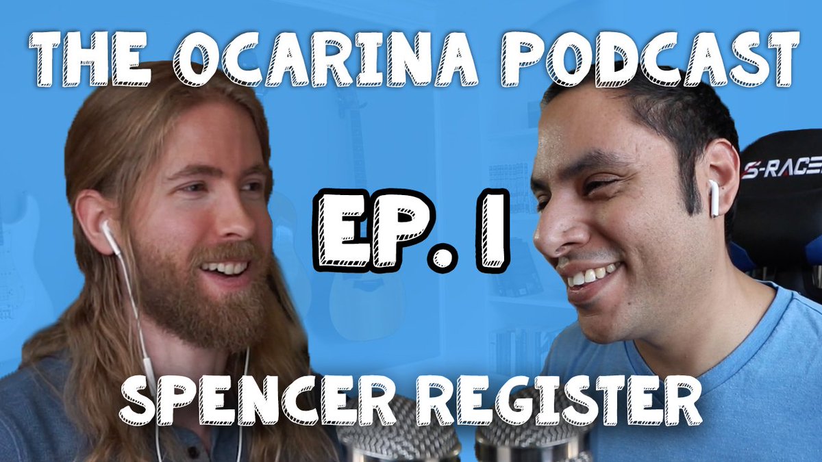 Just launched my new podcast with my first guest, ocarina maker and performer, <a href="/SpencerOcarina/">Spencer Ocarina</a>!
Watch on Youtube: youtu.be/etloUxvo9zg
Listen on Spotify: spoti.fi/3ALVryH