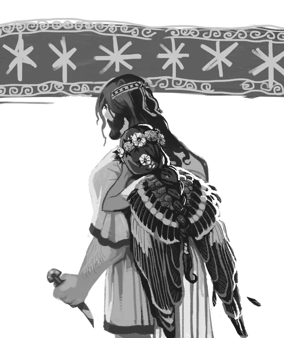 #ClassicsTober Day 15: Allegory

Agamemnon and Atê (Delusion) 