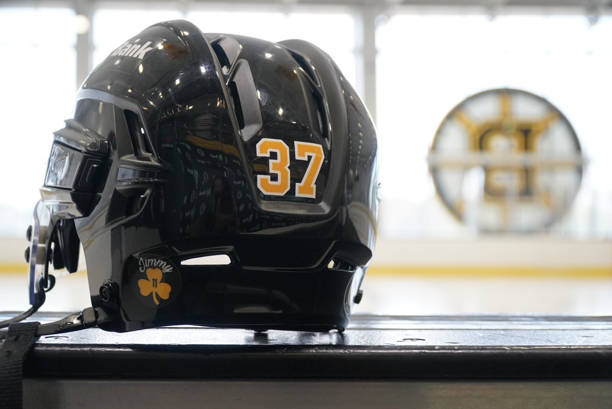 NHLBruins's tweet image. For Jimmy. 💛🖤