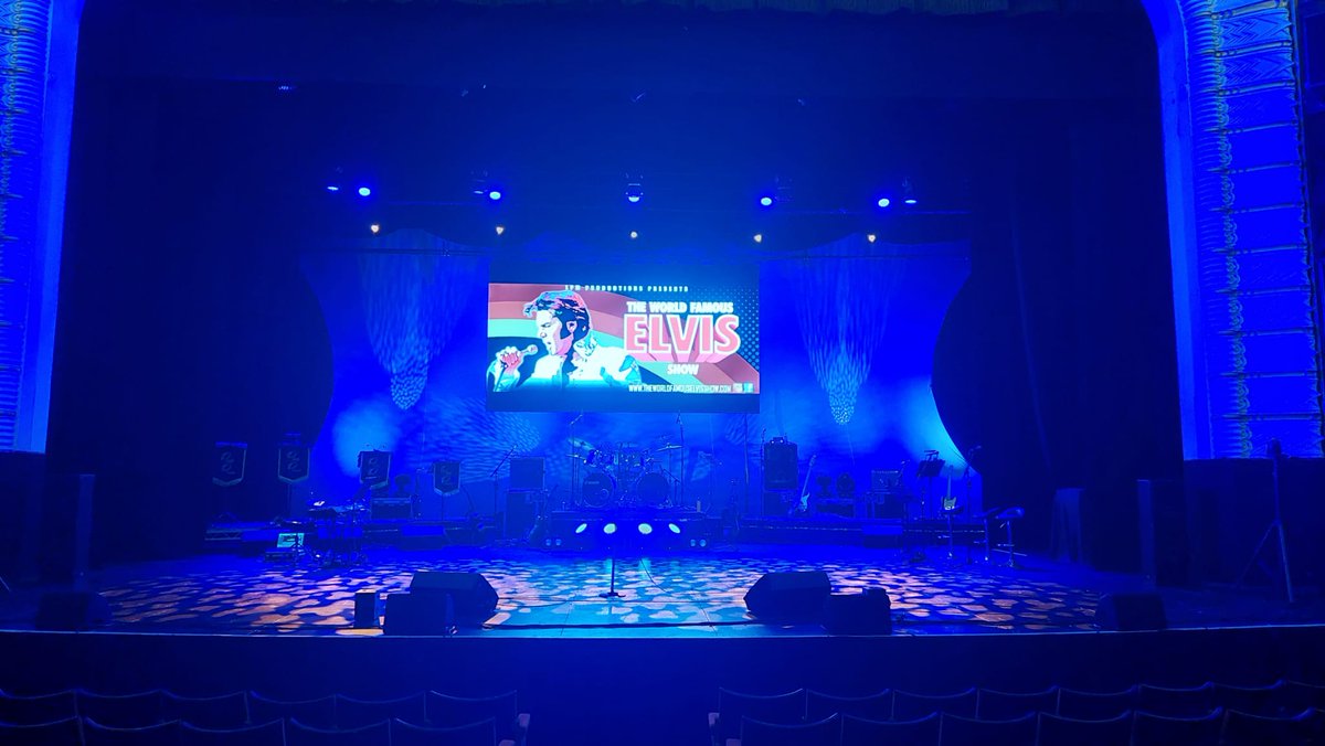 Tonight we are in <a href="/WGBpl/">Winter Gardens BPL</a> with #chrisconnor #Elvis with our Led screen and our <a href="/L_ACOUSTICS/">L-Acoustics</a> sound system #prosound #LedScreen #eventprofs