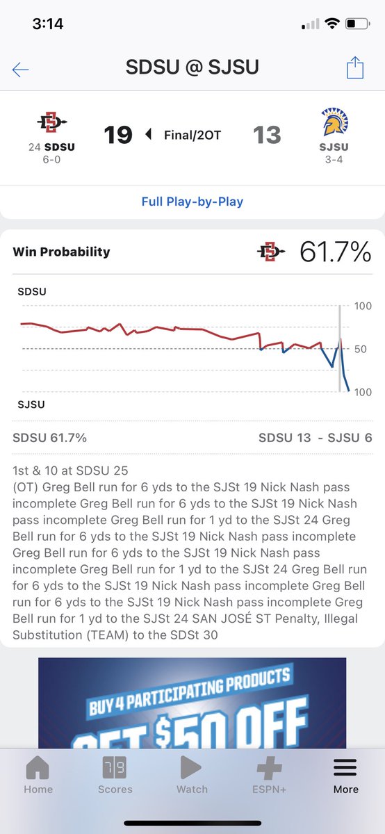 Hmm. Must have been a wild play