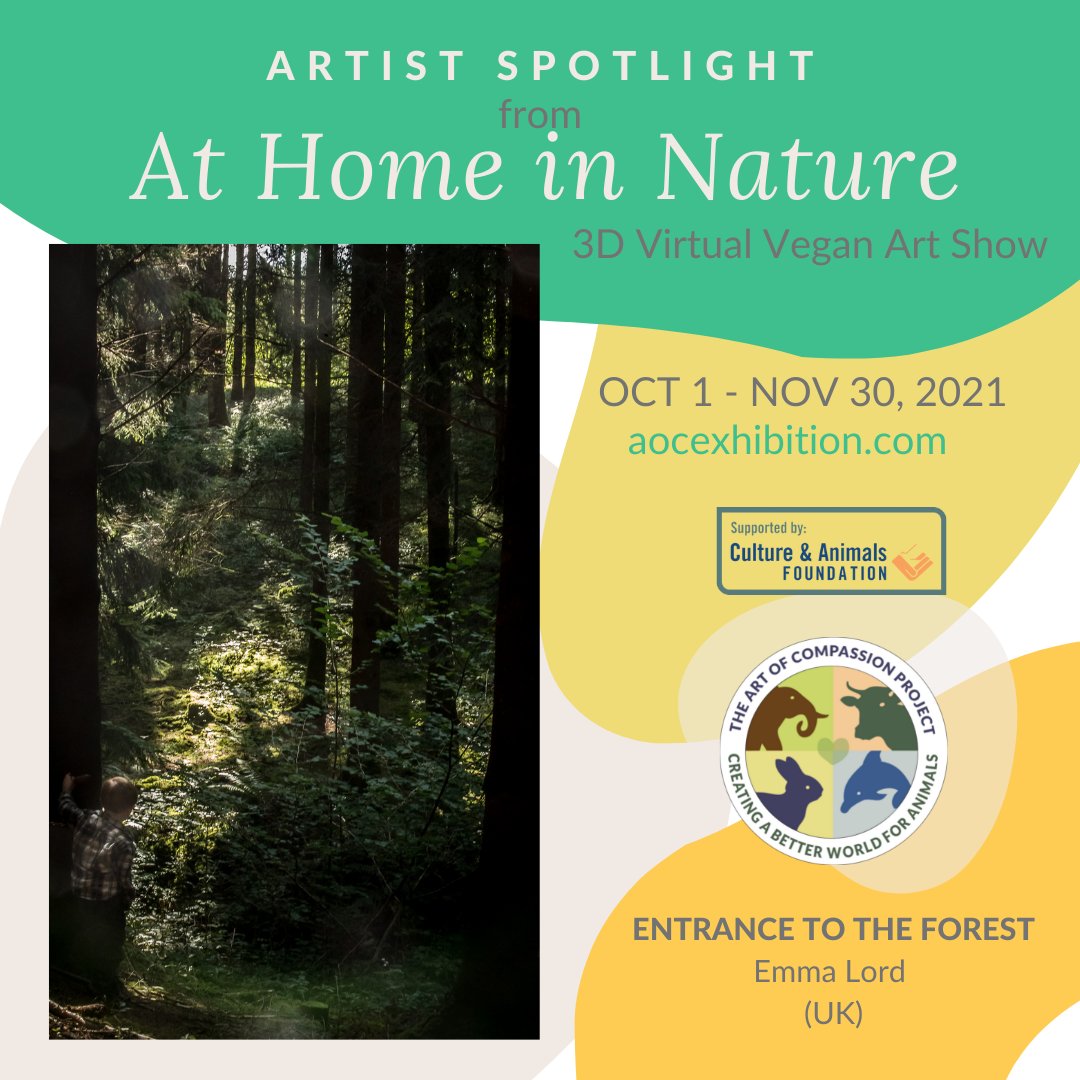 Emma Lord is one of 15 artists in our current 3D vegan art show. To view her photography and read about her process and intention, go to buff.ly/3hyG05y. #aocexhibition #animaladvocacyart #thegoodelifeuk #artofcompassion #veganart #veganexhibition