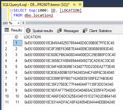 haritasite's tweet photo. Microsoft SQL Server veri tabanında coğrafi bilgileri (enlem, boylam) tutmak için iki ayrı alan açıp float-double değişkeni vermeye gerek yok. Tek hücrede Geography veri tipi bu işlemler için oldukça güçlü bir alt yapı sunuyor.. https://t.co/BECfr1jhXC