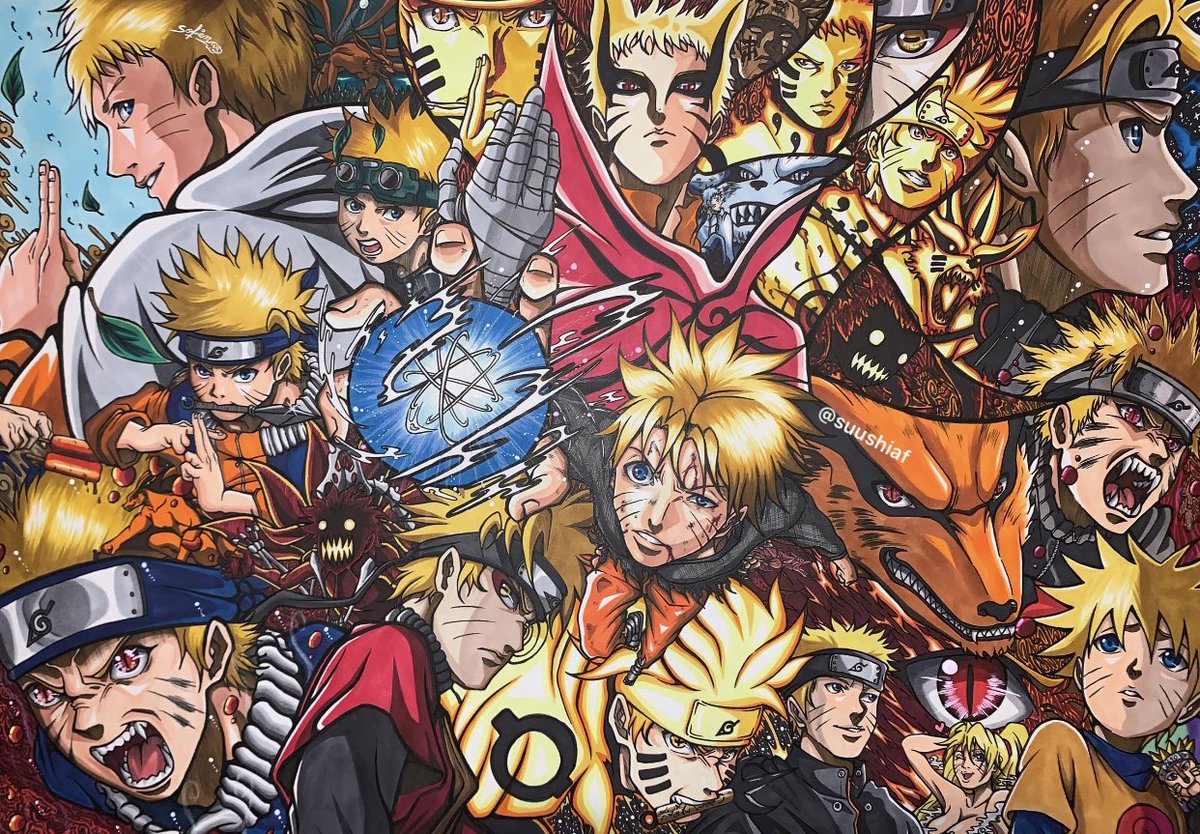 suushiaf's tweet photo. Après 3 semaines de travail Naruto Uzumaki est fini https://t.co/8Hh1XNXcvv