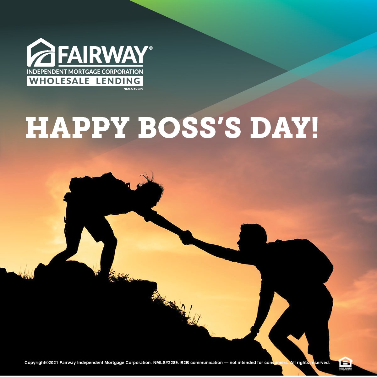 Happy Boss's Day! Thank you to my amazing boss, <a href="/michael/">michael</a> erickson!

#bossday #belikeaboss #myownboss #brokers #mortgagebrokers #wholesalethefairway