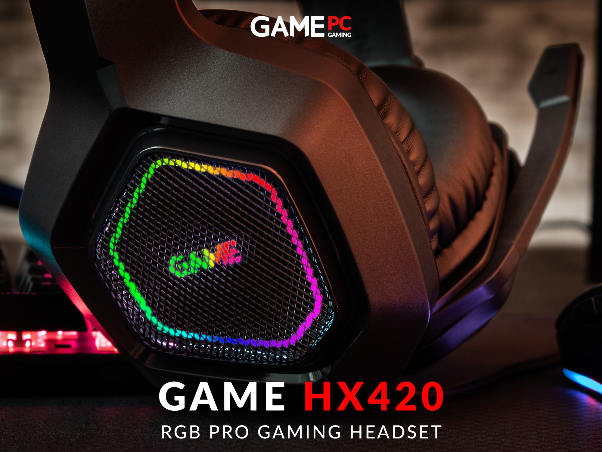 GAME HX420 Auriculares Gaming Pro RGB. PC GAMING